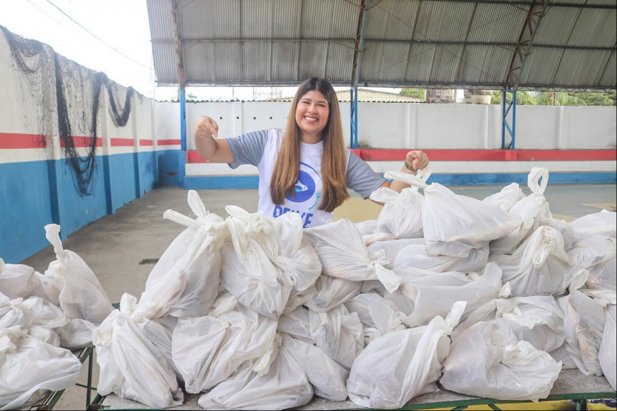 A prefeita de Camutanga, Talita Cardozo Fonseca.