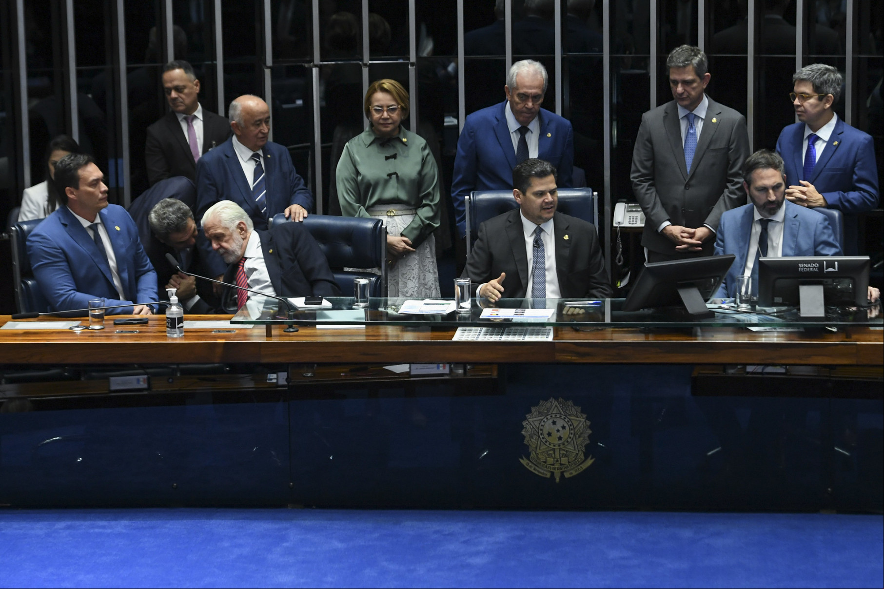 Plenário do Senado Federal durante sessão deliberativa ordinária