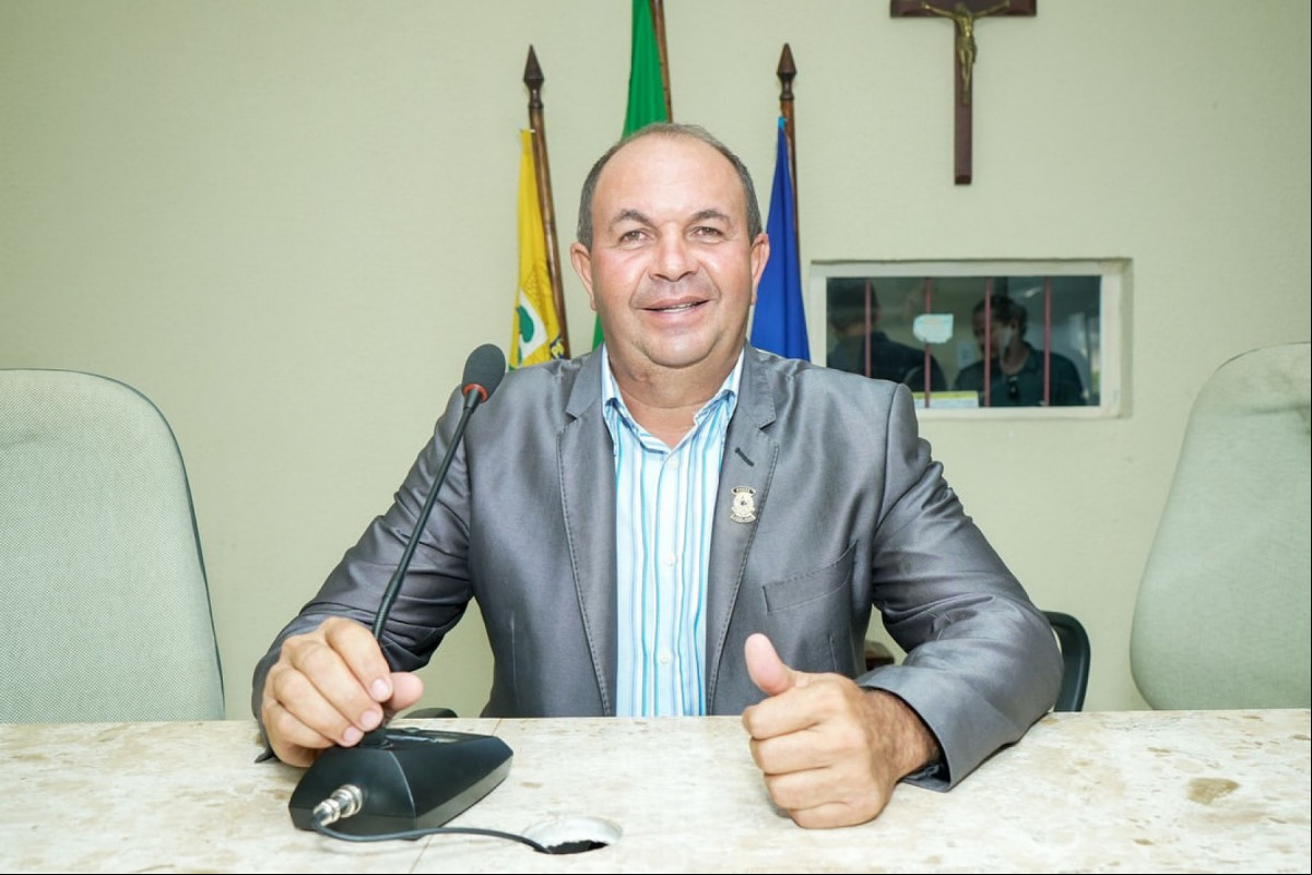 O vereador Charles Darks Rodrigues de Aguiar, o Charles Motorista (PL)