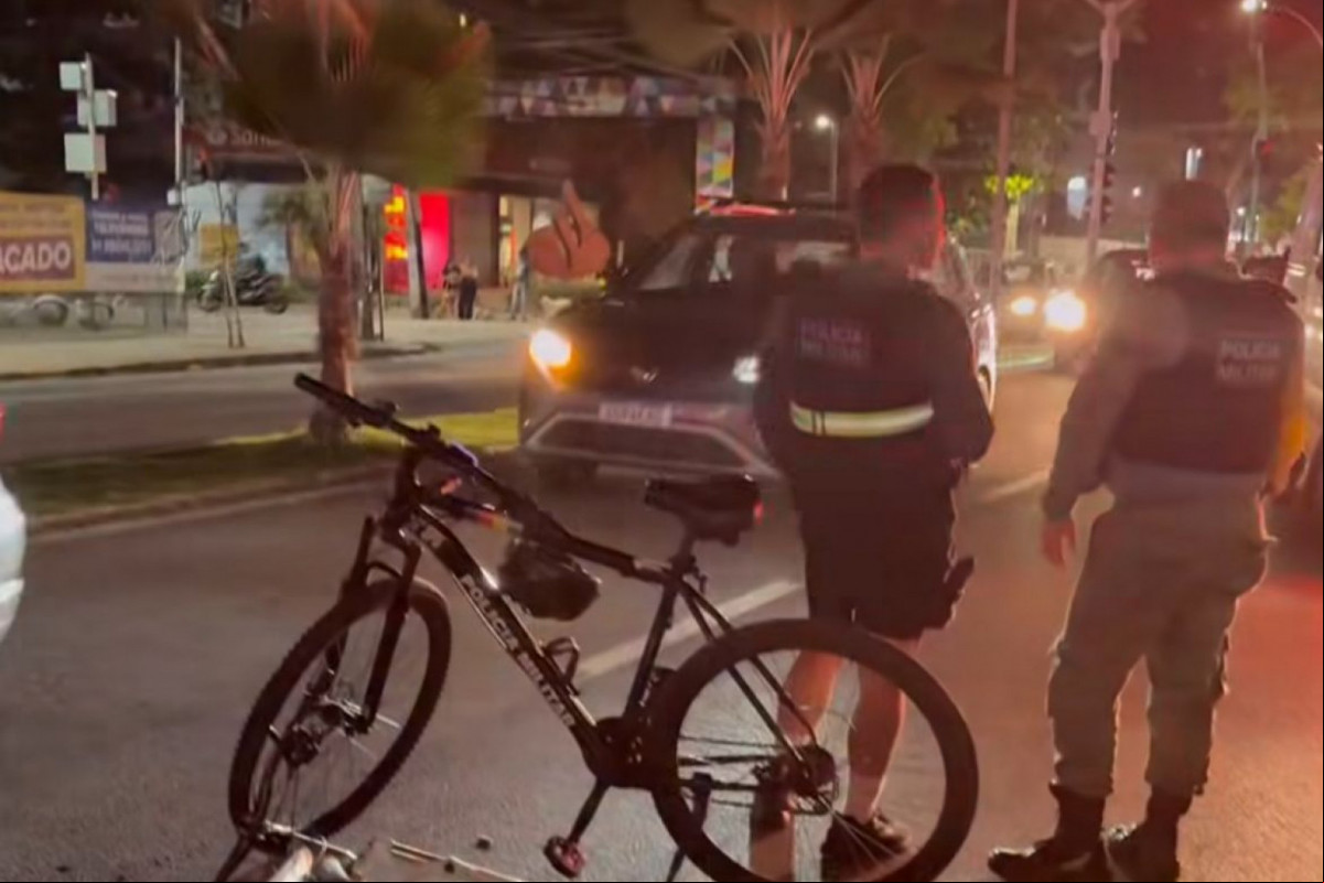 Acidentes envolvendo ciclistas são comuns na capital/Foto: Reprodução/Instagram