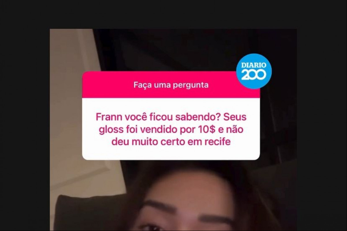 Franciny Ehlke critica loja que vendeu seu gloss a R$10 no Recife