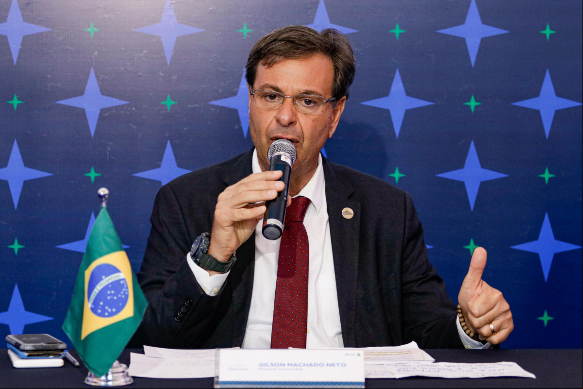 Ex-ministro do Turismo, Gilson Machado, foi preso no Recife nesta sexta-feira (13) (Rafael Vieira/DP Foto) Ex-ministro do Turismo, Gilson Machado, foi preso no Recife nesta sexta-feira (13)/Rafael Vieira/DP Foto
