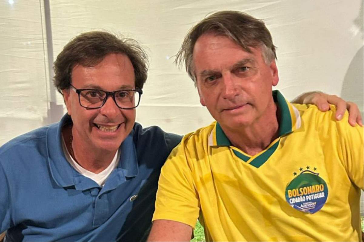 Gilson Machado e Jair Bolsonaro